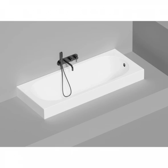 Ванна из литьевого мрамора Salini S-Stone Ornella 102326M 160x70 см, белый матовый