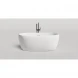 Ванна из литьевого мрамора Salini S-Stone Luce 100122M 150x75 см, отдельностоящая, белый матовый