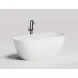 Ванна из литьевого мрамора Salini S-Stone Sofia 102526M 169,5x80,5 см, отдельностоящая, белый матовый