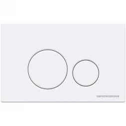 Инсталляция для унитаза Ceramica Nova Envision Round CN1001W с кнопкой смыва, белый