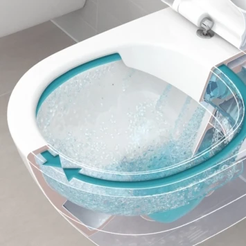 Унитаз подвесной Villeroy & Boch Subway 2.0 5614R201 безободковый, с сиденьем микролифт, альпийский Белый