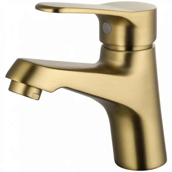 Смеситель для раковины Wonzon &amp; Woghand WW-A40212-BG золотой матовый