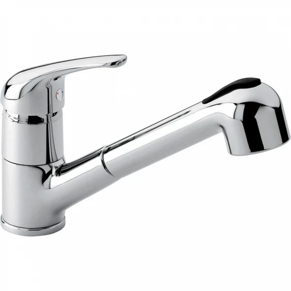 Смеситель для кухни Emmevi Ambra 9065/CR с выдвижным изливом, хром