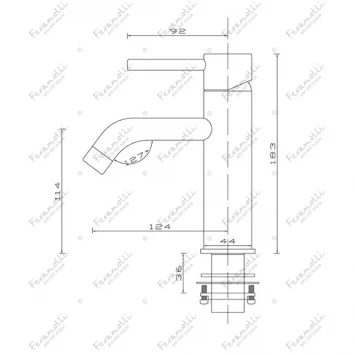 Смеситель для раковины Feramolli Ele CL647