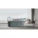 Ванна из литьевого мрамора AltroBagno Gianni AltroBagnoGianni090212GraniteGray 170x75 см, отдельностоящая, серый гранит