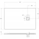 Душевой поддон BelBagno Uno TRAY-MR-UNO-AH-120/80-35-NERO-NO 120x80 см, из литьевого мрамора, прямоугольный, черный матовый