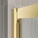 Душевой уголок BelBagno Luce LUCE-A-2-90-C-ORO 90x90 см, профиль золотой, стекло прозрачное