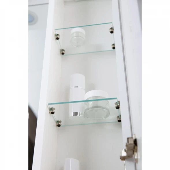 Зеркальный шкаф 70x75 см Bianco Lucido BelBagno Marino MARINO-SPC-700/750-1A-BL-P-R