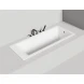 Ванна из литьевого мрамора Salini S-Sense Cascata 104413M 170x70 см, белый матовый