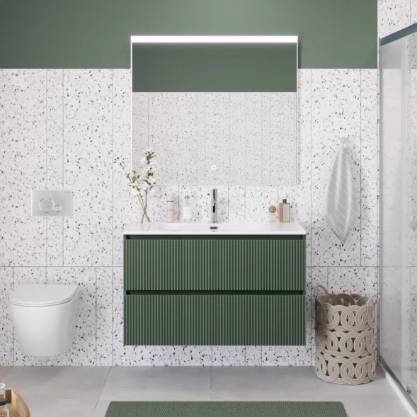 Тумба под раковину BelBagno Uno UNO-MINI-900-2C-SO-VO 90 см, подвесная, еловый матовый