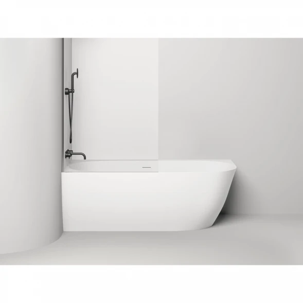 Ванна из литьевого мрамора Salini S-Sense Sofia Corner 102515G 170x85 см L, белый глянец