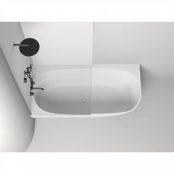 Ванна из литьевого мрамора Salini S-Sense Sofia Corner 102515G 170x85 см L, белый глянец