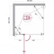 Душевой уголок 80x100 см BelBagno Kraft KRAFT-AH-12-80/100-C-Cr-L прозрачное