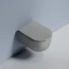 Унитаз подвесной Ceramica Nova Modena CN6063MH безободковый, с сиденьем микролифт, антрацит матовый