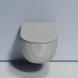 Унитаз подвесной Ceramica Nova Modena CN6063MH безободковый, с сиденьем микролифт, антрацит матовый