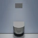 Унитаз подвесной Ceramica Nova Modena CN6063MH безободковый, с сиденьем микролифт, антрацит матовый