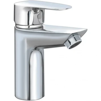 Смеситель для раковины AQUAme Prato AQMP6110 без донного клапана, хром