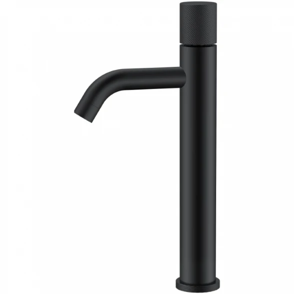 Смеситель для раковины Boheme Stick Spirale 122-BB.4 черный матовый