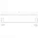 Полотенцедержатель Cezares Slider SLIDER-TH-60-IN 60 см, сатин