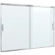 Шторка на ванну Cezares Tandem Soft TANDEM-SOFT-VF-2-190/145-C-Cr-IV 190 см, профиль хром, стекло прозрачное