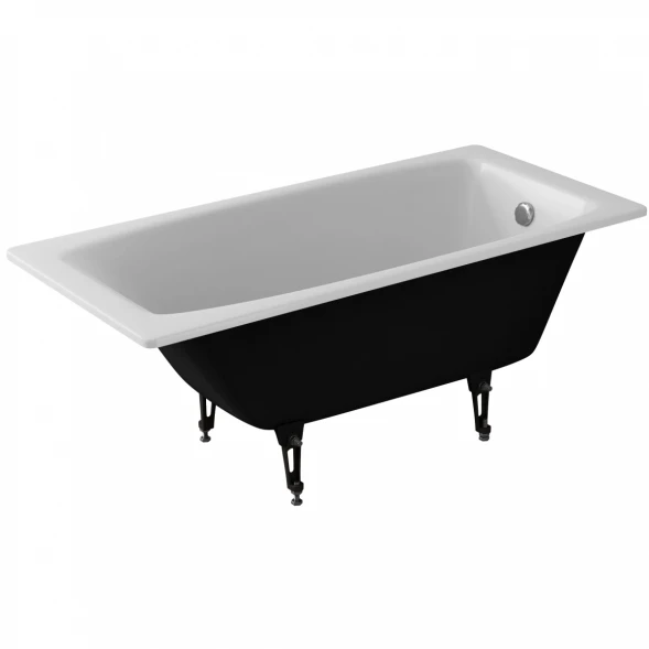 Ванна чугунная Delice Repos DLR220507R 150x70 см, с ручками, белый