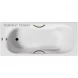 Ванна чугунная Vinsent Veron Aura VAU1707542H/VH0015BR 170x75 см, с ручками, белый