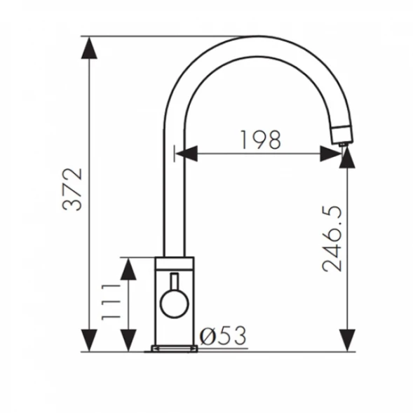Смеситель для кухни с фильтром Kaiser Merkur 26744-9 + H851P00