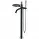 Смеситель напольный для ванны Boheme Stick Diamond 129-BCR