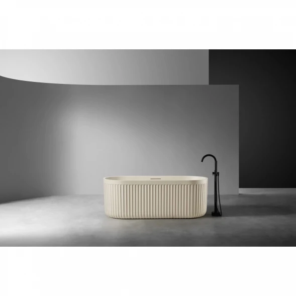 Ванна из литьевого мрамора AltroBagno Gianni AltroBagnoGianni090213Cream 170x75 см, отдельностоящая, кремовый