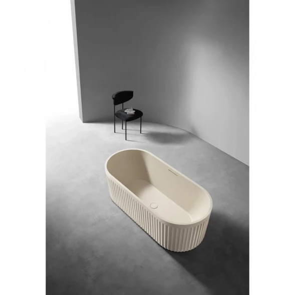 Ванна из литьевого мрамора AltroBagno Gianni AltroBagnoGianni090213Cream 170x75 см, отдельностоящая, кремовый