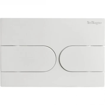 Кнопка смыва BelBagno BB-11-BL для инсталляции, белый глянец