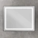 Зеркало BelBagno Kraft SPC-KRAFT-1000-800-SENS-NERO 100x80 см, с LED-подсветкой, сенсорным выключателем, черный
