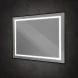 Зеркало BelBagno Kraft SPC-KRAFT-1000-800-SENS-NERO 100x80 см, с LED-подсветкой, сенсорным выключателем, черный