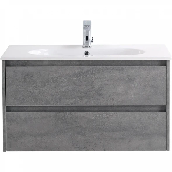 Тумба Cemento Grigio 80 см BelBagno Kraft KRAFT-800-2C-SO-CG