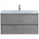 Тумба Cemento Grigio 80 см BelBagno Kraft KRAFT-800-2C-SO-CG