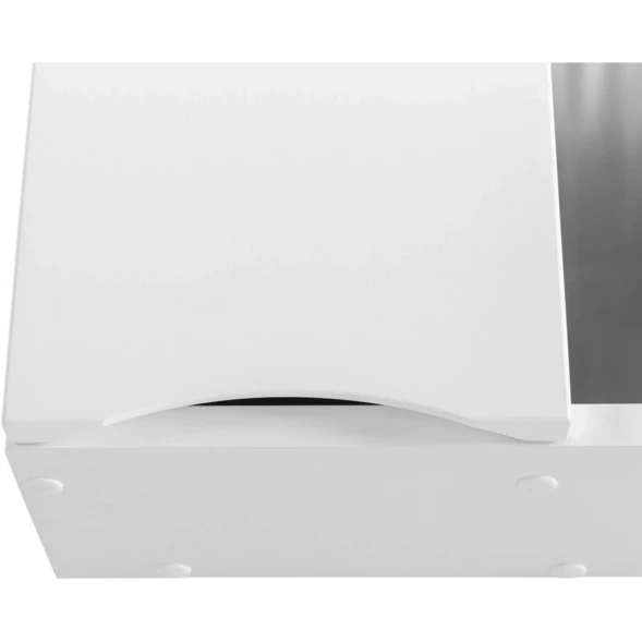 Зеркальный шкаф 100x75 см Bianco Lucido BelBagno Marino MARINO-SPC-1000/750-2A-BL-P