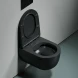 Унитаз подвесной Ceramica Nova Modena CN6063MDH безободковый, с сиденьем микролифт, темный антрацит матовый