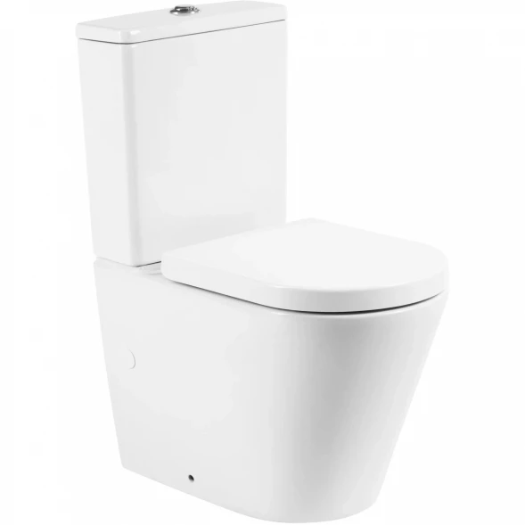 Чаша напольного безободкового унитаза BelBagno Flay-R BB007CPR