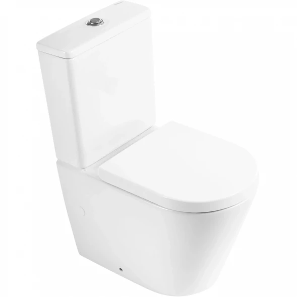 Чаша напольного безободкового унитаза BelBagno Flay-R BB007CPR
