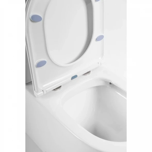 Чаша напольного безободкового унитаза BelBagno Flay-R BB007CPR