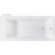 Ванна из литьевого мрамора Astra-Form Нейт Solid Surface 01010091 170x75 см, белый матовый