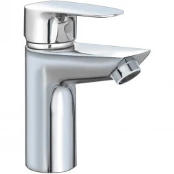 Смеситель для раковины AQUAme Prato AQMP6111 с донным клапаном, хром