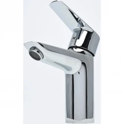 Смеситель для раковины AQUAme Prato AQMP6111 с донным клапаном, хром