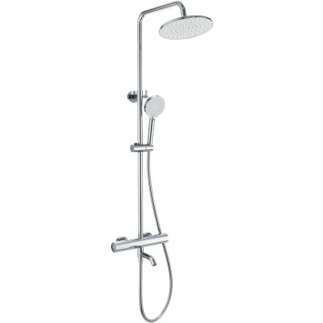 Душевая система Wonzon &amp; Woghand Inn 2 WW-A3006-T1-CR 230 мм, с термостатом, хром