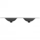 Раковина Cezares Molveno CZR-8099-120-2 121x46 см, накладная, белый