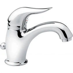 Смеситель для раковины Emmevi Duka 44003/CR с донным клапаном, хром