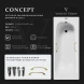 Ванна чугунная Vinsent Veron Concept VCO1407042H/VH0012GD 140x70 см, с ручками, белый