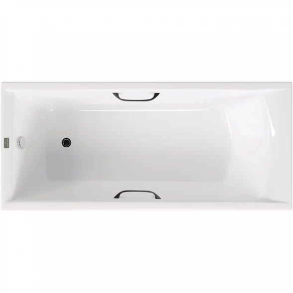 Ванна чугунная Vinsent Veron Devon VDV1908045H/VH0012BL 190x80 см, с ручками, белый