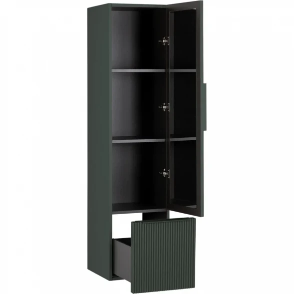 Пенал Cezares Premium 55510 подвесной L/R, Plisse Verde Opaco