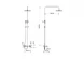 Душевая система 300 мм Boheme Stick Diamond 128-WCR